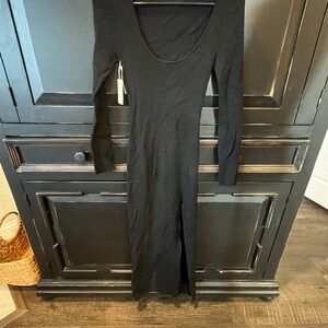 Aritzia Black Knit Dress